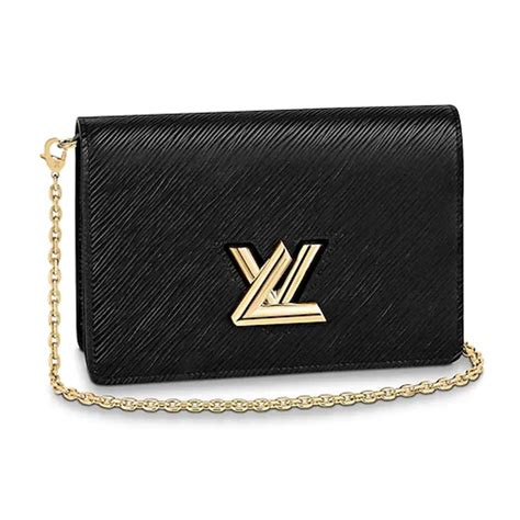 louis vuitton twist wallet on chain|Louis Vuitton pochette chain strap.